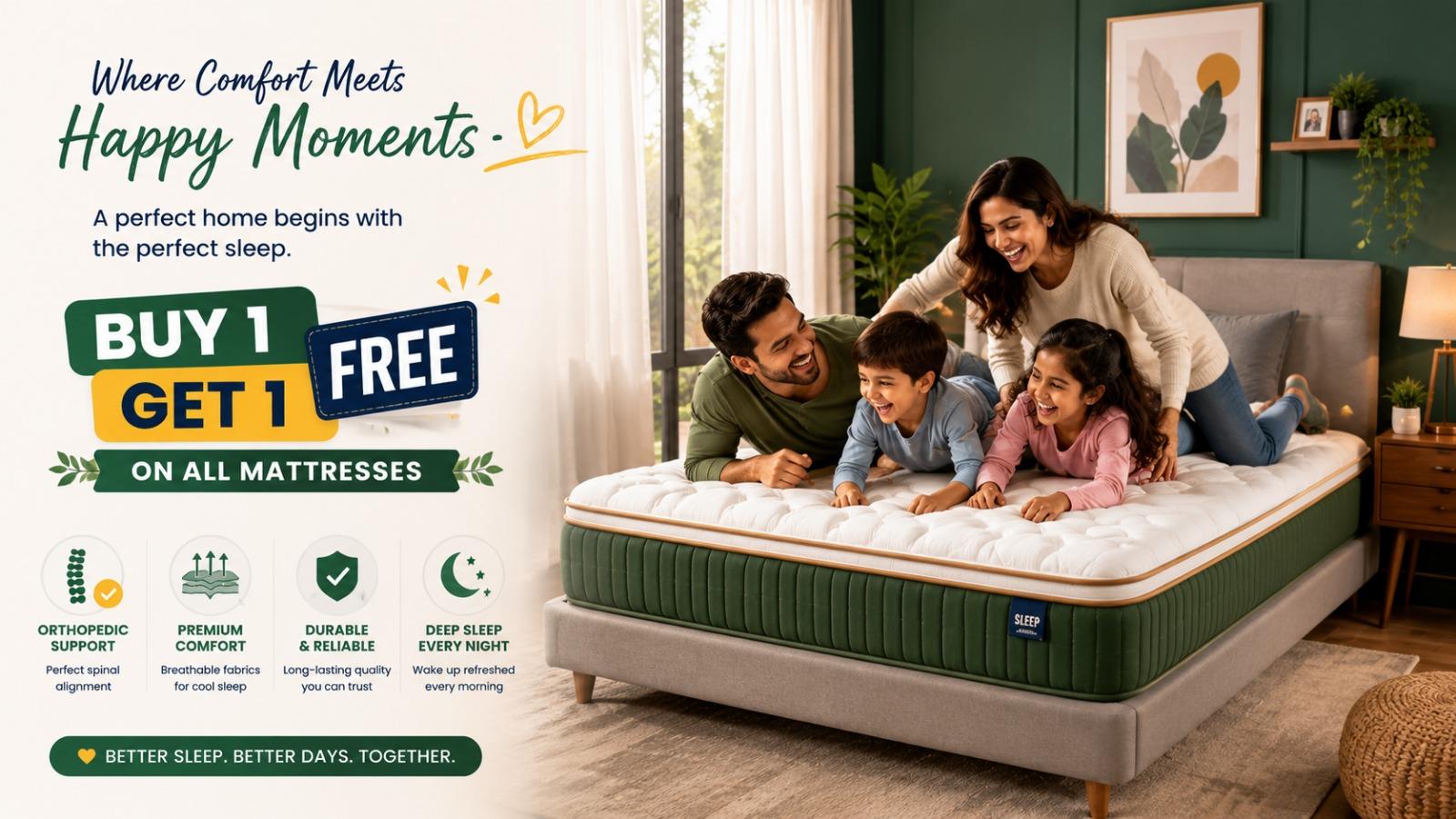 Where comfort meets happy moments